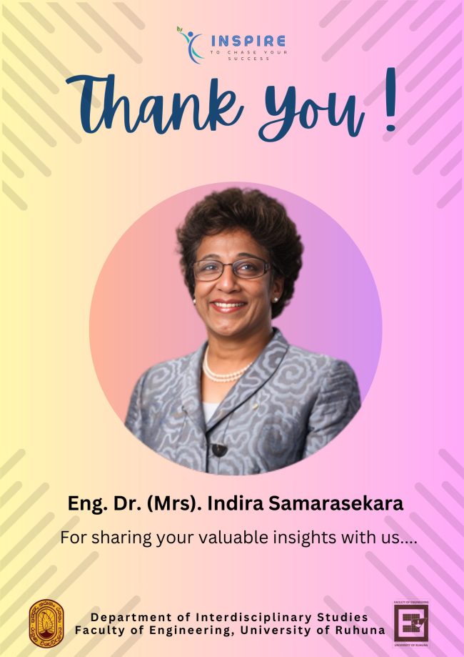 Fourteenth Session of “INSPIRE” Webinar Series