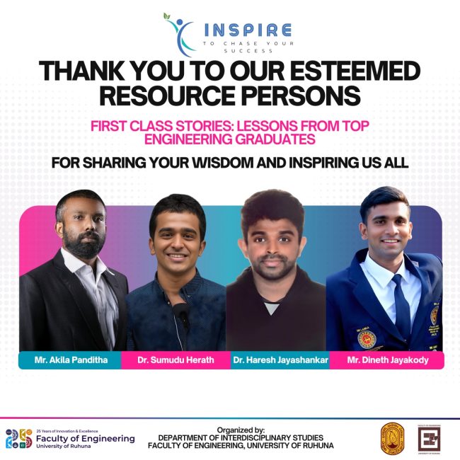 Twentieth Session of “INSPIRE” Webinar Series