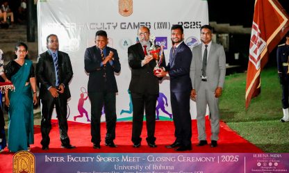 🏆 Faculty of Engineering Crowned Overall Champions at Inter-Faculty Sports Meet 2025